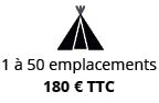 Grand pack Camping petits emplacements