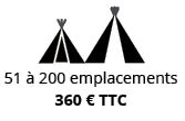 Grand pack Camping emplacements petits