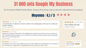 Avis Google My Business Vendée Grand Littoral