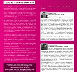 Brochure Clouzy_école comédie musicale